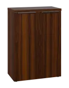 SIN 3 - 8D kancelářská skříň, 2-dveřová, 1120x800x400, ořech královský